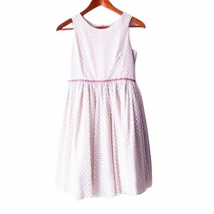 PIPPA & JULIE Ivory Tulle Polk-a-dot Tween Dress